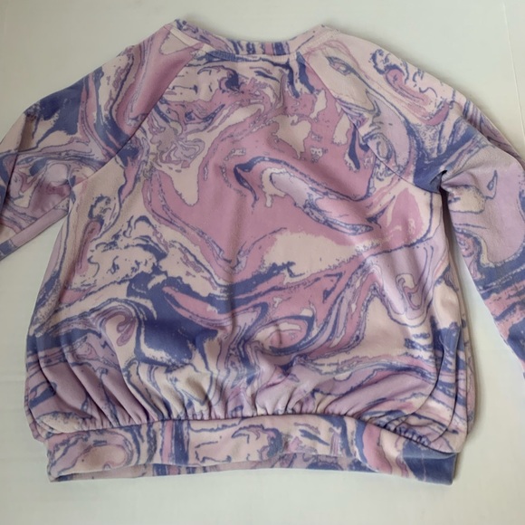 Girls CAT & JACK Velour Sweatshirt Medium 7/8 - Picture 5 of 5